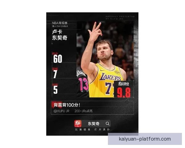 东契奇60分征服客场累瘫全场 感谢队友带来幸福感